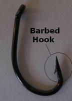 Barbed hook types